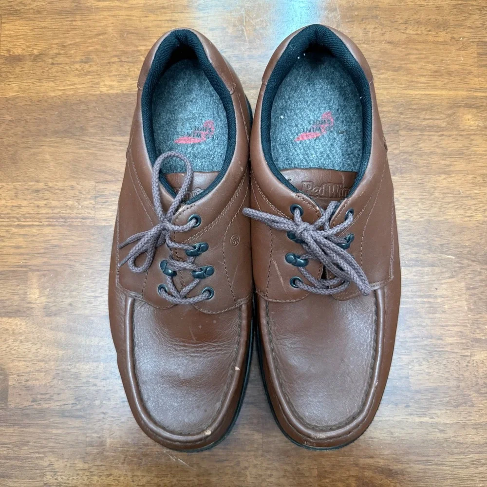 Red Wing Moc Toe Oxford Work Shoes Mens 14 EEE Brown Leather SD Type 1 8659 Shoe